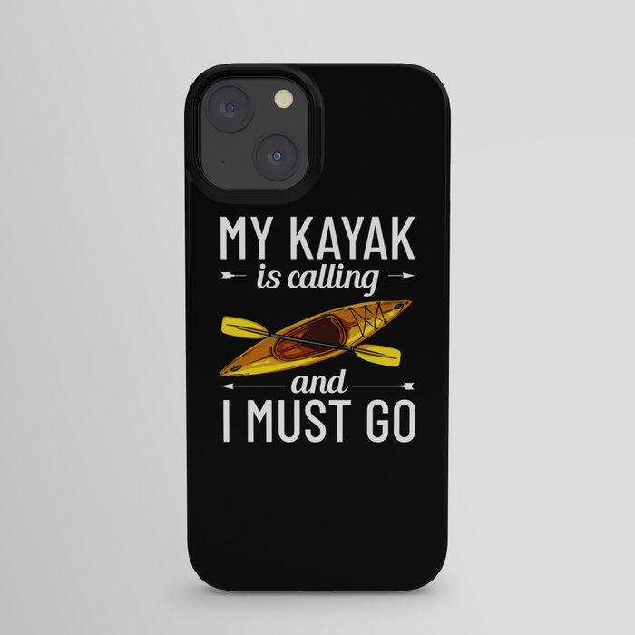 Kayak Canoe Boat Paddle Kayaking Canoeing iPhone Case