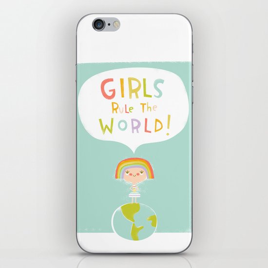 Girls Rule iPhone & iPod Skin