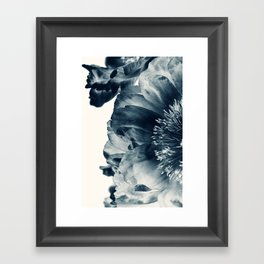 Blue Paeonia #6 Framed Art Print