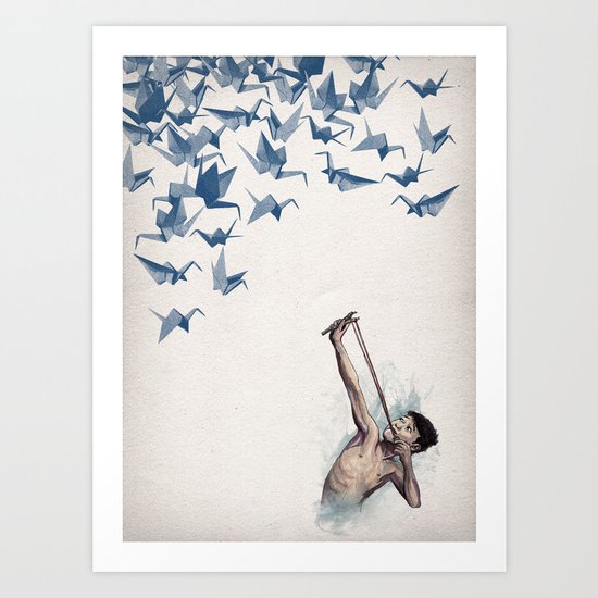 Lucky Shot Art Print