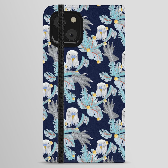 Midnight jungle iPhone Wallet Case