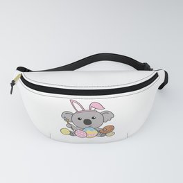 Cute Koala For Easter With Easter Eggs As Easter Fanny Pack