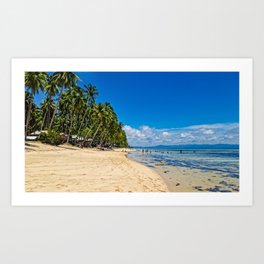 Panaraga Beach, Barobo, Surigao del Sur, Mindanao, Philippines Art Print