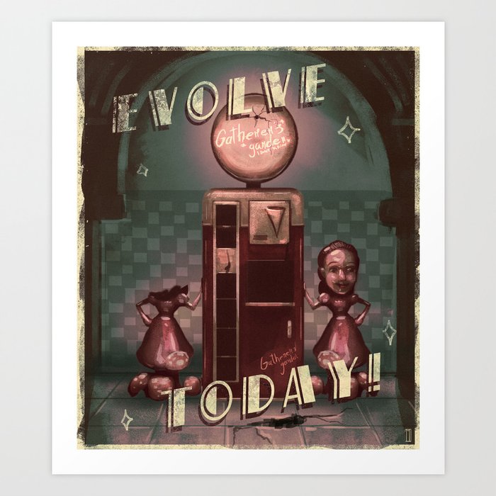 Evolve Today! Art Print