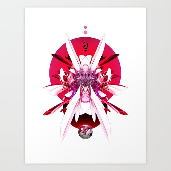 Another Photoshop Robot (Alternate Version) Art Print