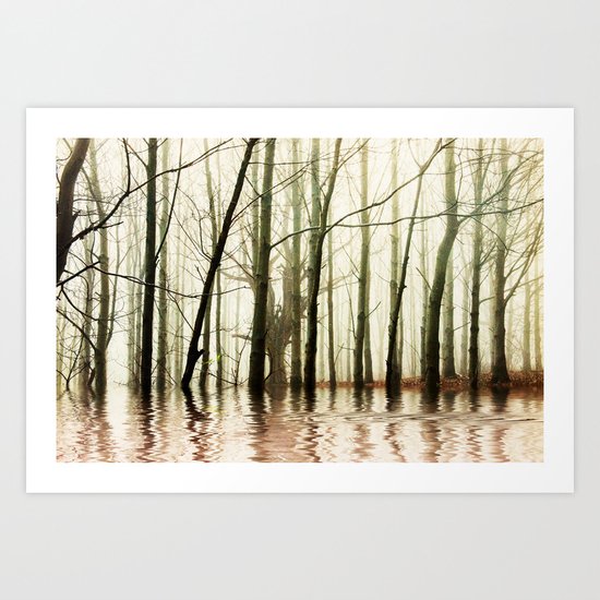 GHOST TREES Art Print