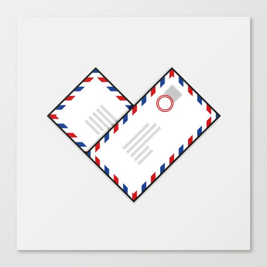 Love Letters Canvas Print