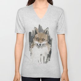 Fox V Neck T Shirt