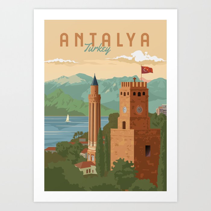 Antalya Art Print