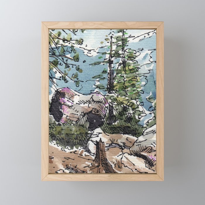 Yosemite Framed Mini Art Print