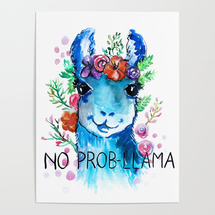 No Prob Llama Poster