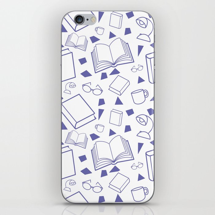 Pattern books abstract color year line iPhone Skin