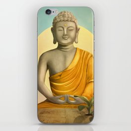 Gold Buddha iPhone Skin