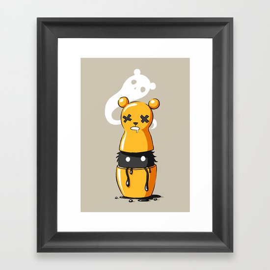 Matryoshka Monster Framed Art Print