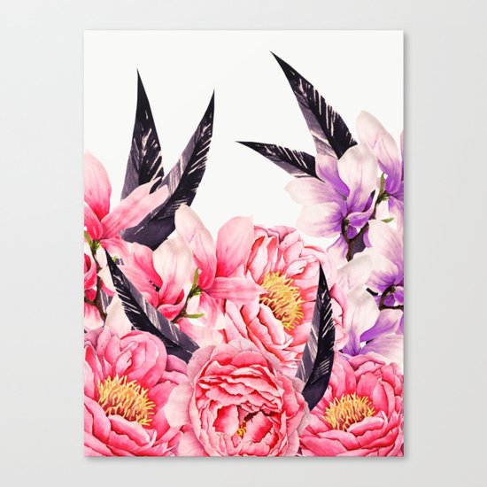 Floral Rise Canvas Print