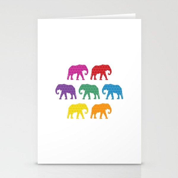 Elephants on Parade Stationery Cards