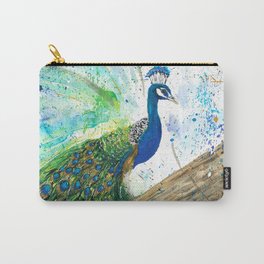 Pretty Peacock Carry-All Pouch