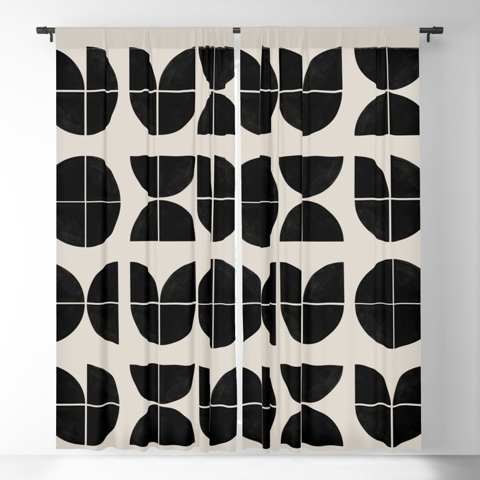 Bauhaus Style Art Blackout Curtain