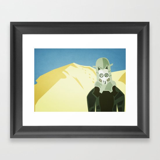 Hot Here Framed Art Print