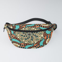 Abstract Hand Draw Floral Seamless      Patter Fanny Pack