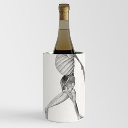 Human Skeleton, Lateral View Wine Chiller
