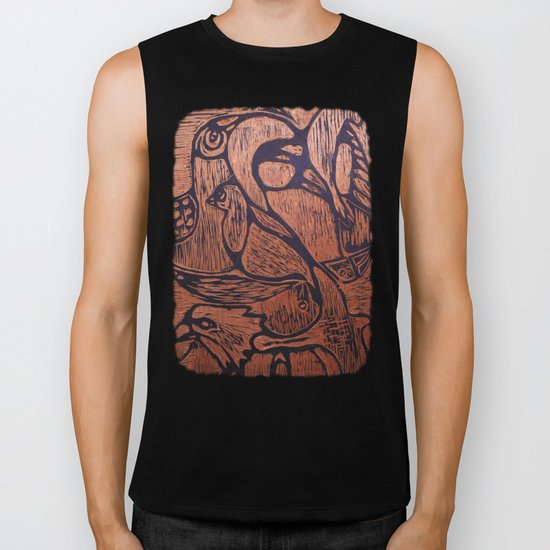 bird Biker Tank