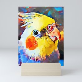 Cockatiel 3 Mini Art Print