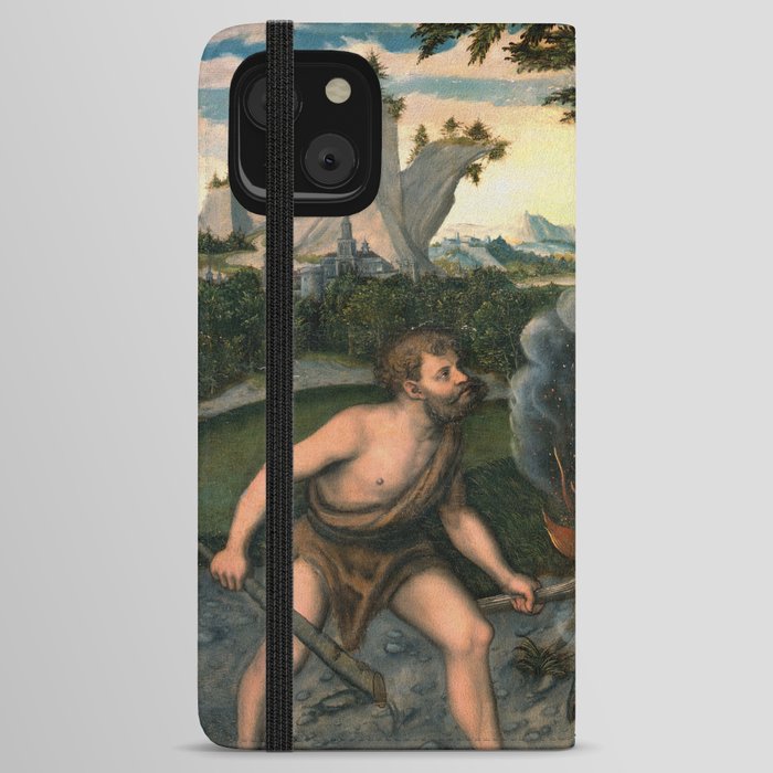 Hercules and the Hydra - Lucas Cranach the Elder iPhone Wallet Case