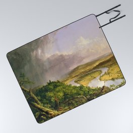 The Oxbow (Connecticut River near Northampton) by Thomas Cole Picnic Blanket
