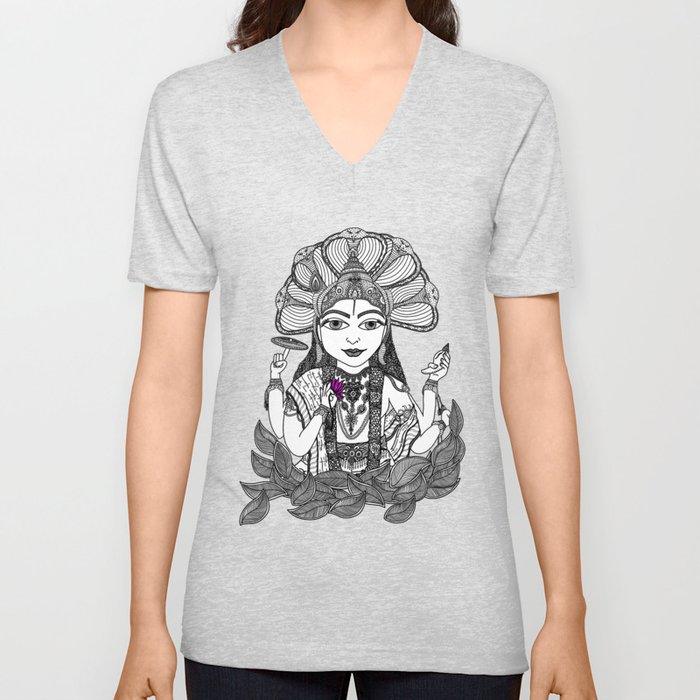 Vishnu  |  The Preserver V Neck T Shirt