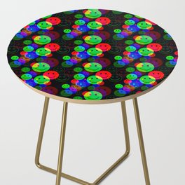 RGB Smile Glitch Side Table