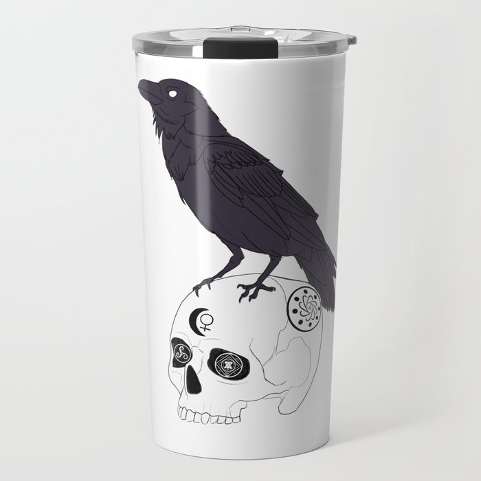 Skull & Crow Travel Mug