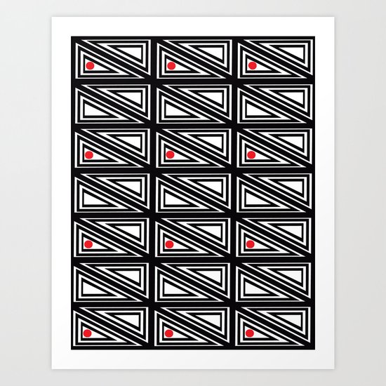 Triangle Box Art Print