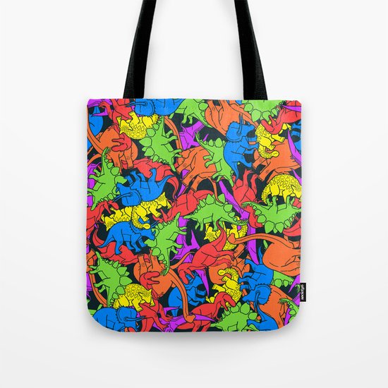 Tetrisaurus Tote Bag