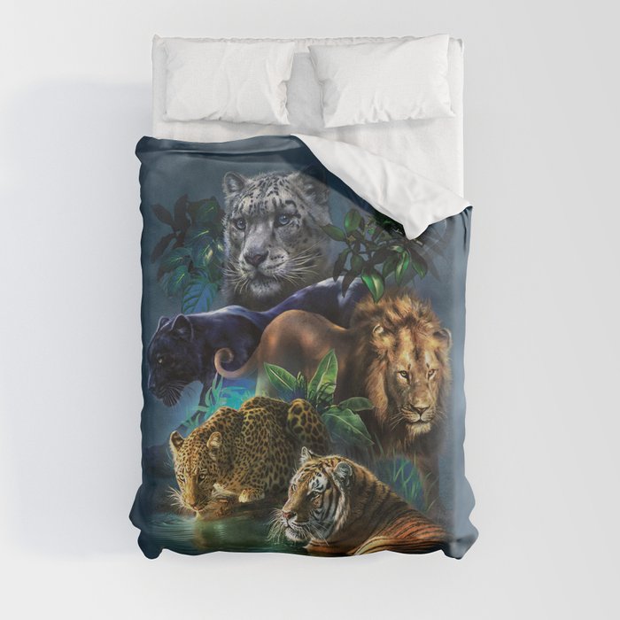 The Mountain Big Cats Duvet Cover