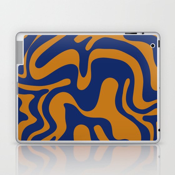 19 Abstract Swirl Shapes 220711 Valourine Digital Design Laptop & iPad Skin