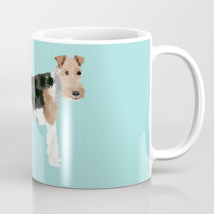 wire fox terrier funny farting dog breed pure breed pet gifts Coffee Mug