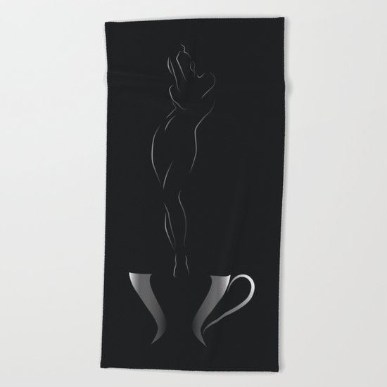 Good morning,Genie! Beach Towel