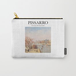 Pissarro - The Louvre, Morning, Sunlight Carry-All Pouch