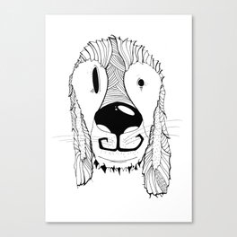 Dog sketch Canvas Print