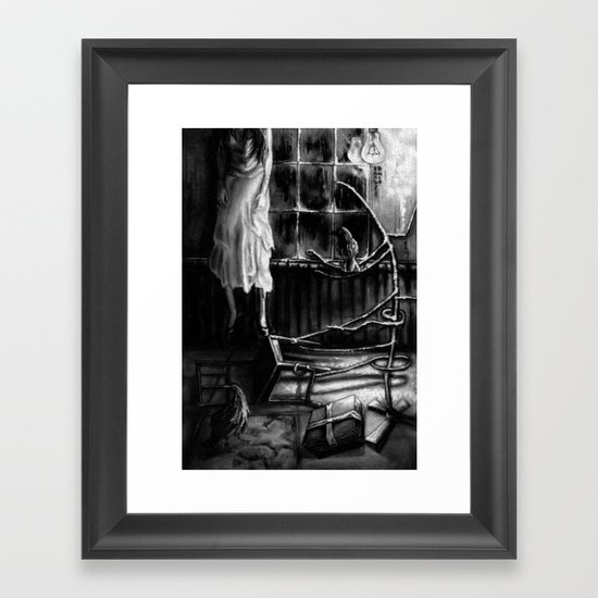 The magic of that Christmas tree. It wraps itself around us every year and will go on forever. Framed Art Print