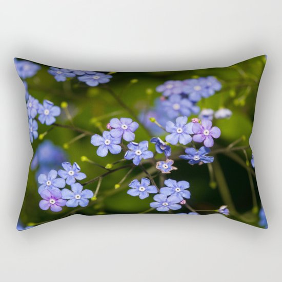 Purple flower Rectangular Pillow