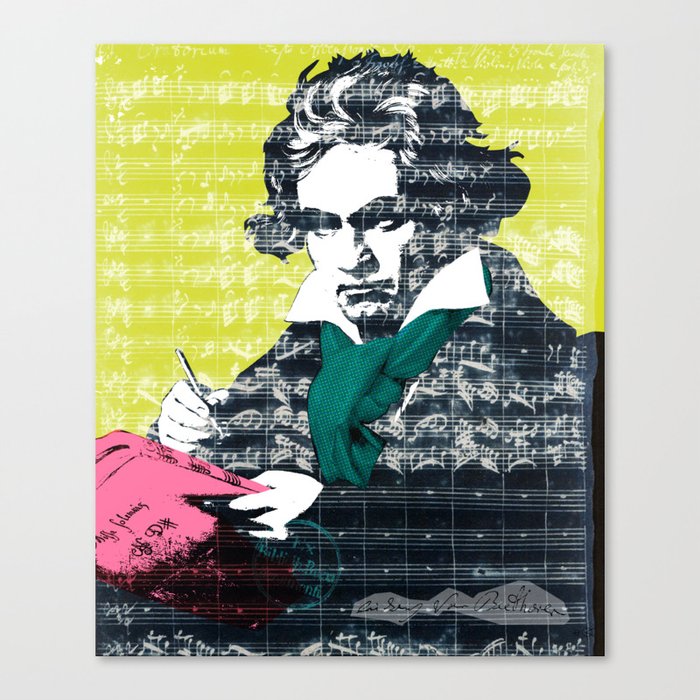 Ludwig van Beethoven 9 Canvas Print