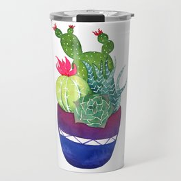 Ombre Cacti Travel Mug