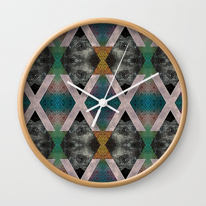 Trippin' on a mountain and falling into space Wall Clock