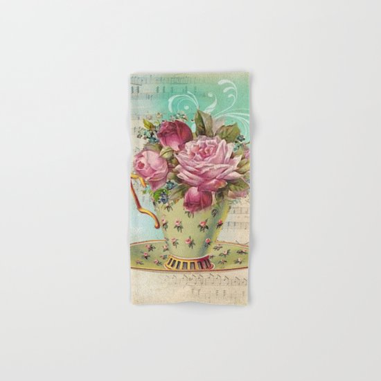 Tea flowers #6 Hand & Bath Towel