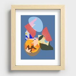 Geometric Shapes Recessed Framed Print
