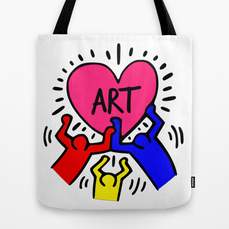 keith haring pouch