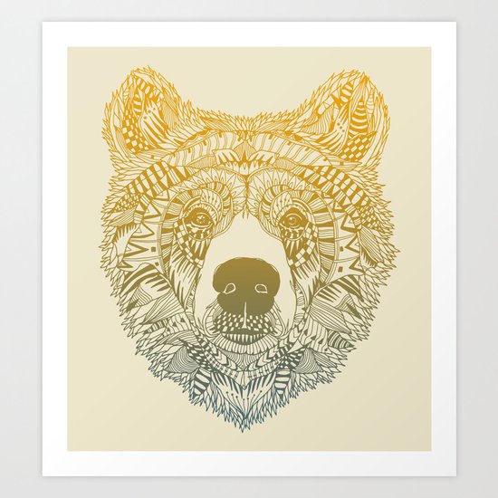 Bear (Savage) Art Print