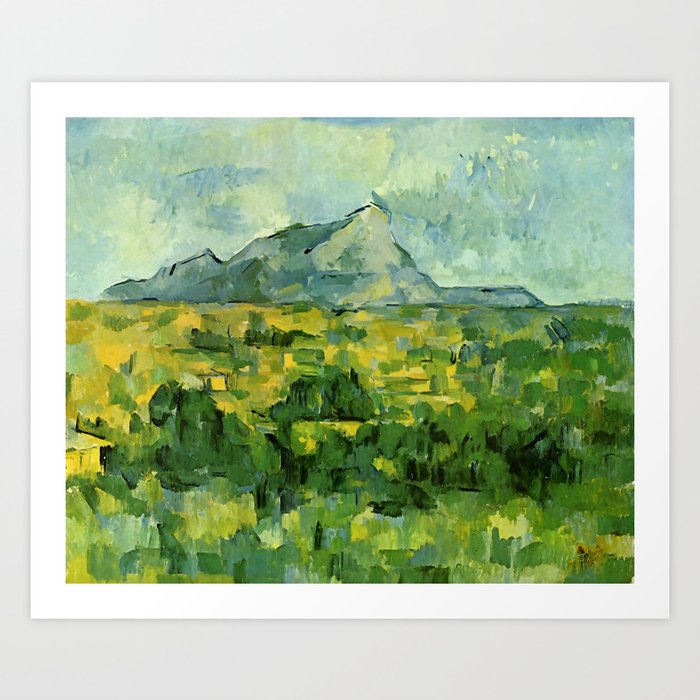 Paul Cezanne Mont Sainte Victoire C 1906 Art Print By